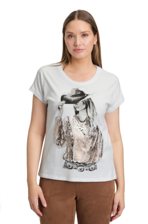 Betty Barclay női felső kereknyakú,japánujjú,női alakos