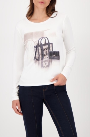 Monari női felső, hosszúujjú, táskás