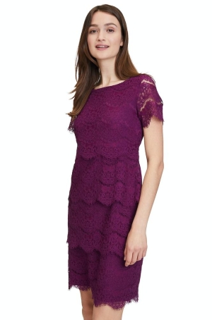 Vera Mont női ruha csipke rövidujjú piés