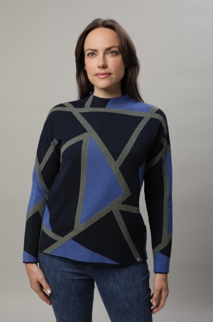 golléhaug női pulóver, tubusnyakú