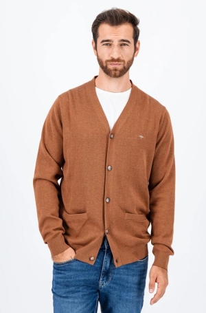 Fynch Hatton férfi kardigán, zsebes, gombos