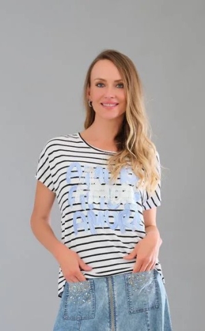 Tricotto női felső, ujjatlan, kereknyakú