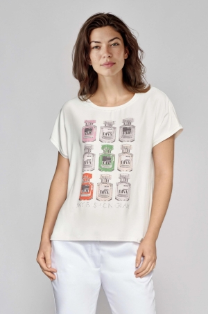 golléhaug női felső, japánujjú, parfümös