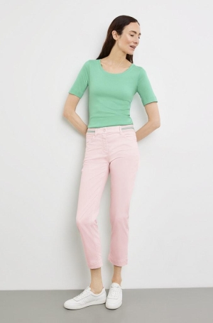 Gerry Weber női nadrág, 5 zsebes, gumis derekú, capry