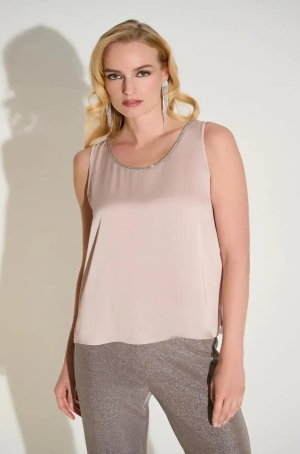 Joseph Ribkoff női felső, top, nyakán köves