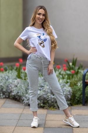 Rosner női nadrág farmer capri