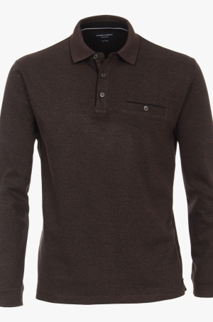 Casamoda férfi ingpulóver, galléros, hosszúujjú