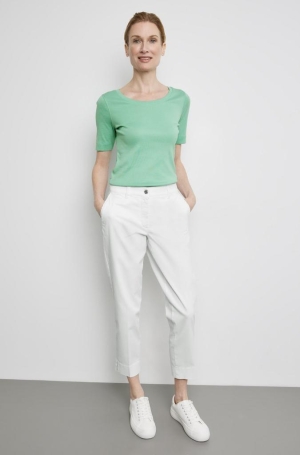 Gerry Weber női nadrág, 5 zsebes, gumis derekú, capry