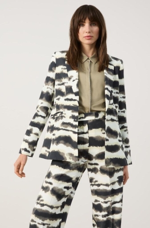 Taifun női blézer, karcsúsított, zsebes, 1 gombos