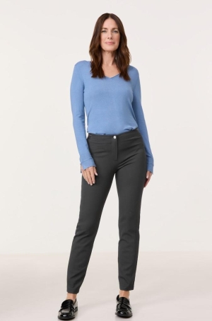 Gerry Weber női nadrág hátul gumisderekú,derékpánton lurexcsíkkal