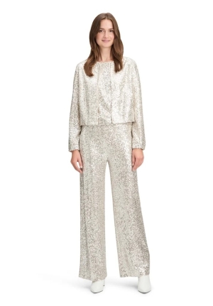 Betty Barclay női nadrág, csupaflitter, bő, egyenes