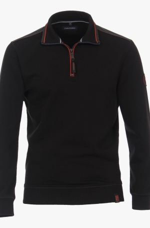 Casamoda férfi pulóver, cipzáros, galléros