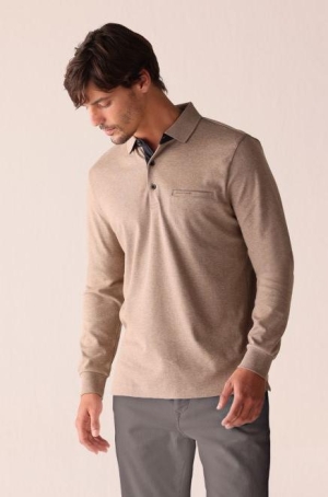 Pierre Cardin férfi ingpulóver hosszúujjú