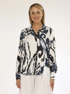 golléhaug női blúz, hosszúujjú