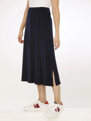 golléhaug női szoknya, pamut, lap, gumis derekú, szabott