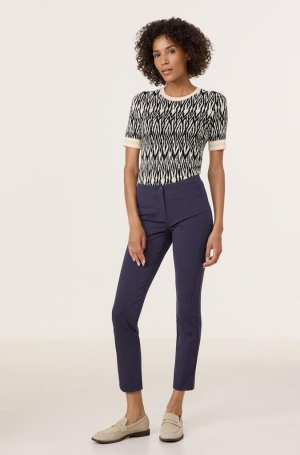 Gerry Weber női nadrág hátul gumisderekú,derékpánton lurexcsíkkal