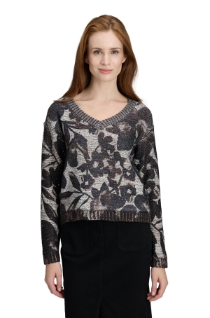 Betty Barclay női pulóver, V-nyakú, rövid fazon