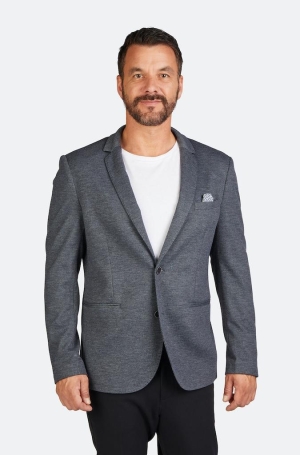 Calamar férfi zakó béleletlen,hátul duplasliccelt