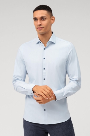 Olymp férfi ing, hosszúujjú, body fit, elasztikus