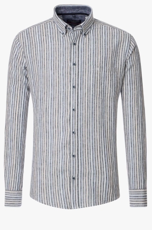 Casamoda férfi ing casual fit,hosszúujjú,len