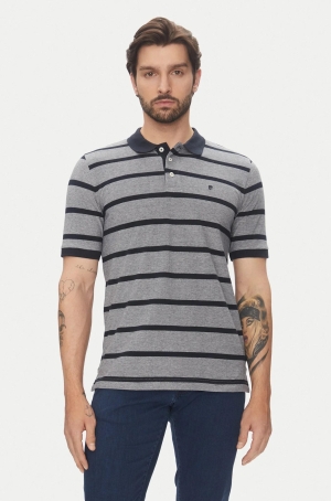 Pierre Cardin férfi ingpulóver, gombos galléros