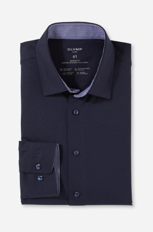 Olymp férfi ing, hosszúujjú, modern fit, elasztikus