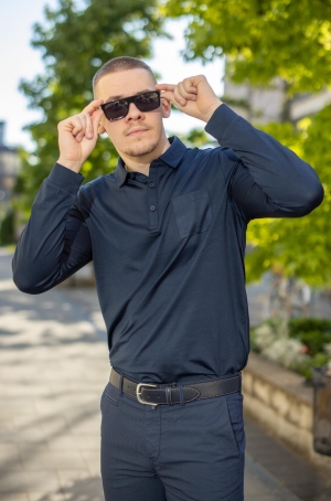 Pierre Cardin férfi ingpulóver