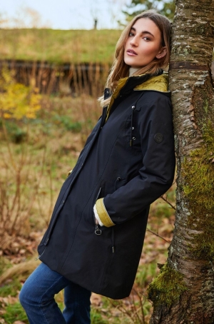 Frandsen női kabát, fregoli, kapucnis