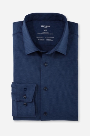 Olymp férfi ing, hosszúujjú, modern fit, elasztikus