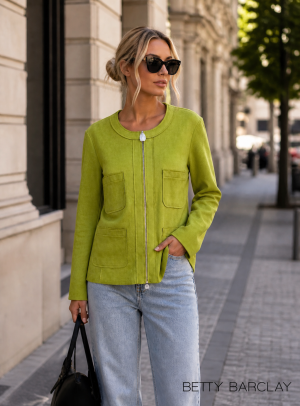 Betty Barclay női kabátka, chanel, velúr