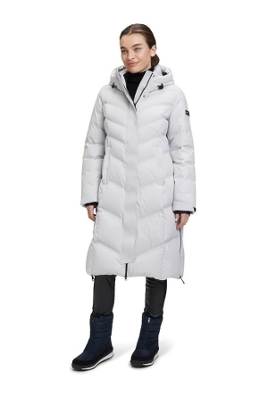 Betty Barclay női kabát, toll, hosszú, steppelt, oldalt cipzáros, kapucnis