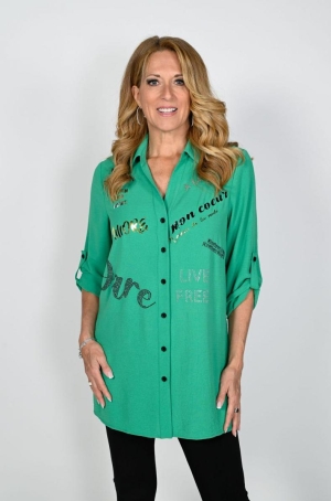 Frank Lymann női ing hosszított,felgombolós ujjú