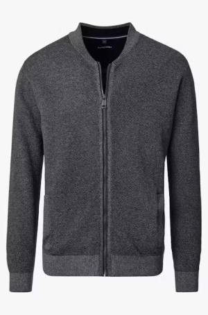 Casamoda férfi kardigán, cipzáros