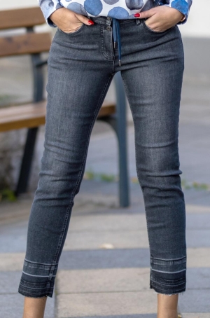 Gerry Weber női nadrág, farmer szárán koptatott