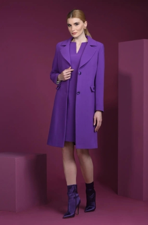 Estel női kabát 2 gombos,zsebes,karcsúsított