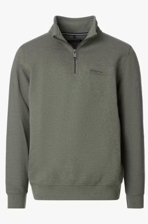 Casamoda férfi pulóver, cipzáros, galléros